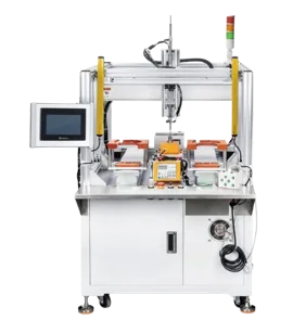 Floor-mounted automatic locking screw robot